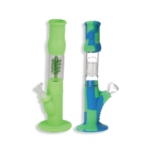 Silicone Water Bong, Glow in the Dark W/Filter - 36cm
