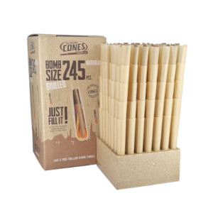 Mountain High The Original Cones – Bomb Size Natural Brown Cones – 120x30mm Filter – 245s