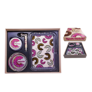 Monkey King Set – 3pc Grinder + Pipe + Ashtray + Rolling Tray
